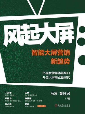 cover image of 风起大屏：智能大屏营销新趋势
